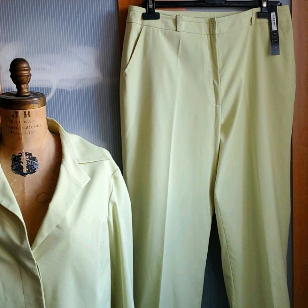 Perry Ellis wide suit pants